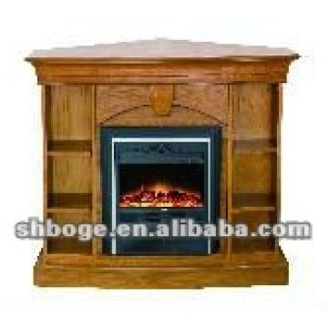 Ready-made buena calidad MDF chimenea eléctrica repisa mantel